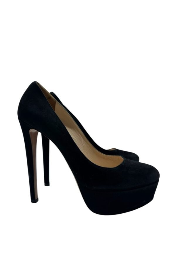 PRADA - SUEDE PLATFORM HEELS - Image 6